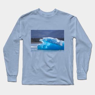 Usa. Alaska. Flowing Block of Ice. Long Sleeve T-Shirt